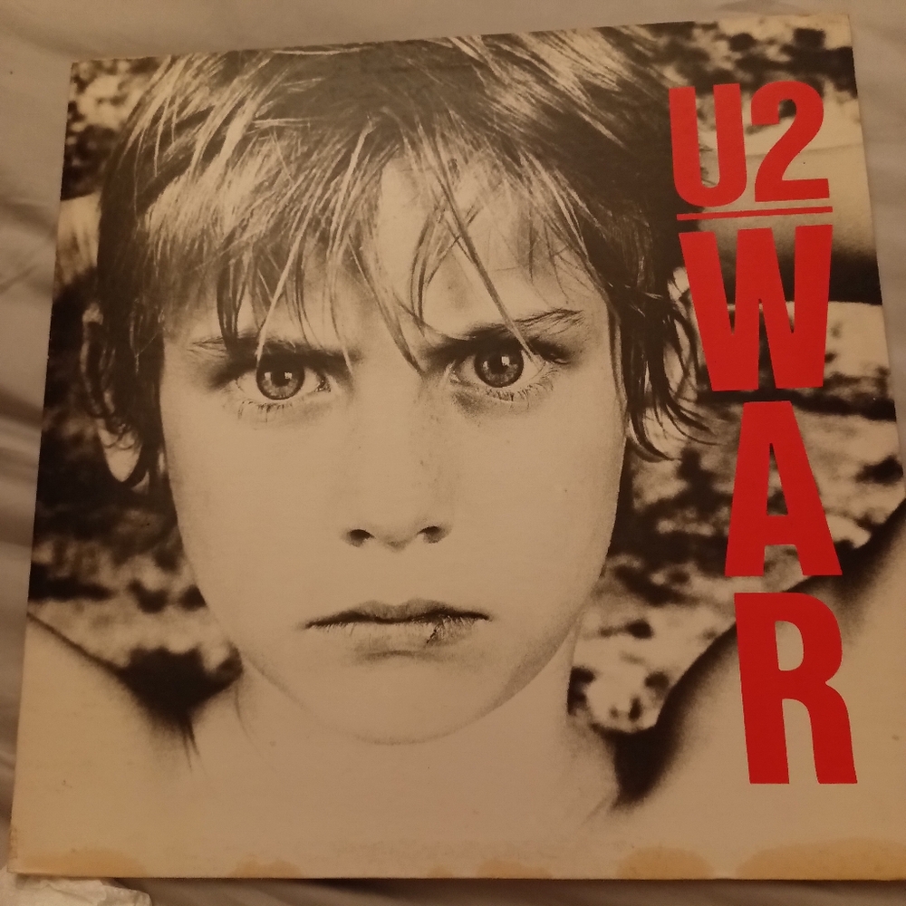 U2 War Vinyl Record. Vintage 1983.